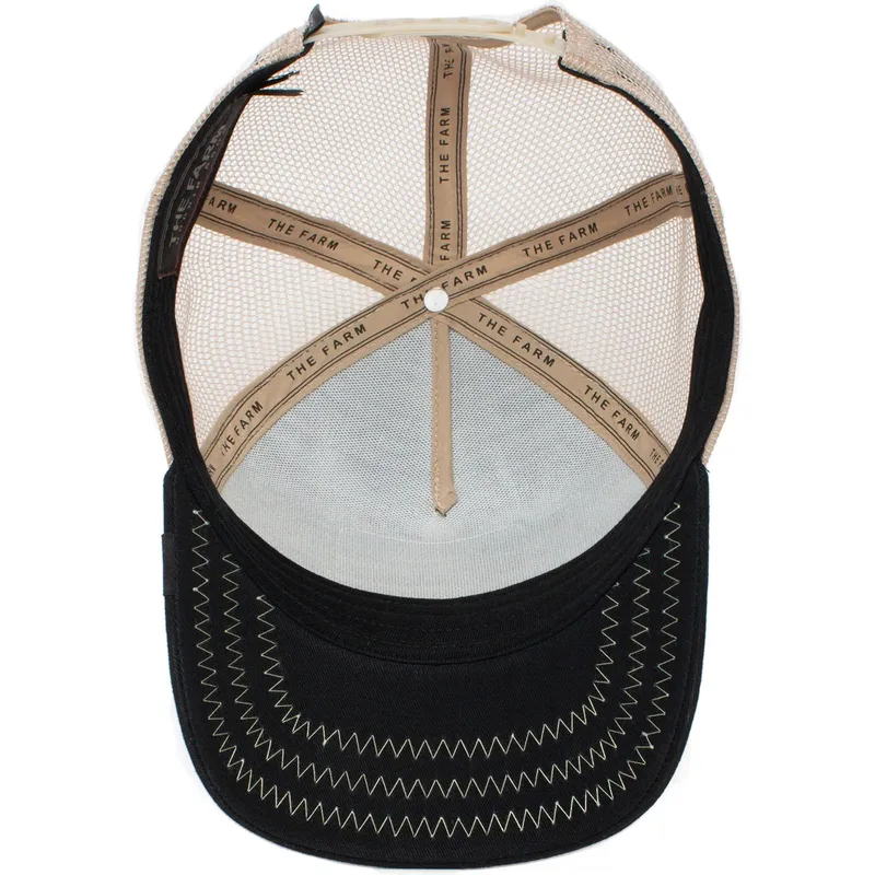 schwarze-trucker-kappe-hahn-rooster-von-goorin-bros schwarze-trucker-kappe-hahn-rooster-von-goorin-bros