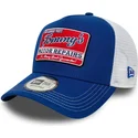 casquette-trucker-bleue-et-blanche-9forty-a-frame-vintage-motor-repairs-new-era