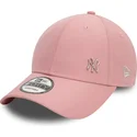 casquette-courbee-rose-ajustable-9forty-flawless-new-york-yankees-mlb-new-era