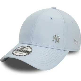 Casquette courbée bleue claire ajustable 9FORTY Flawless New York Yankees MLB New Era