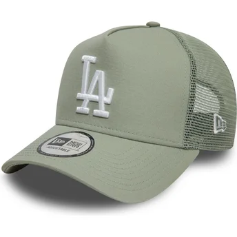 Casquette trucker verte claire 9FORTY A Frame League Essential Los Angeles Dodgers MLB New Era