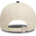 beige-und-schwarze-verstellbare-curved-cap-9forty-colour-block-der-chicago-white-sox-mlb-von-new-era