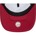 weisse-schwarze-und-rote-9forty-a-frame-graphic-trucker-cap-der-los-angeles-dodgers-mlb-dragon-von-new-era
