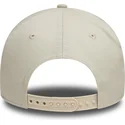 beige-und-violette-gebogene-snapback-kappe-mit-violettem-logo-9forty-a-frame-world-series-patch-der-los-angeles-dodgers-mlb-von-