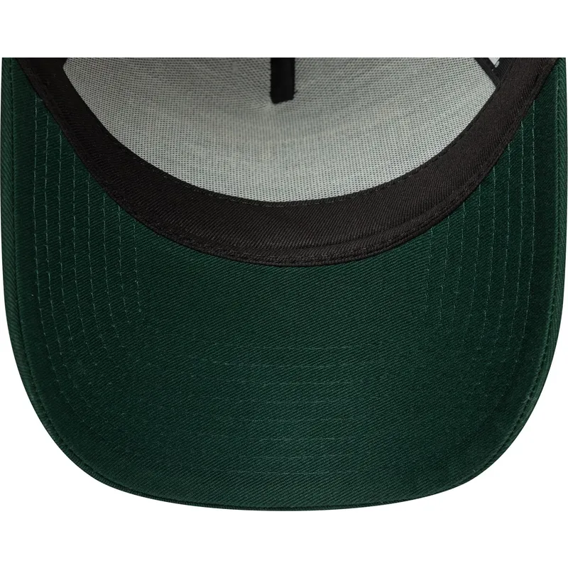 grune-trucker-kappe-9forty-a-frame-patch-der-oakland-athletics-mlb-von-new-era