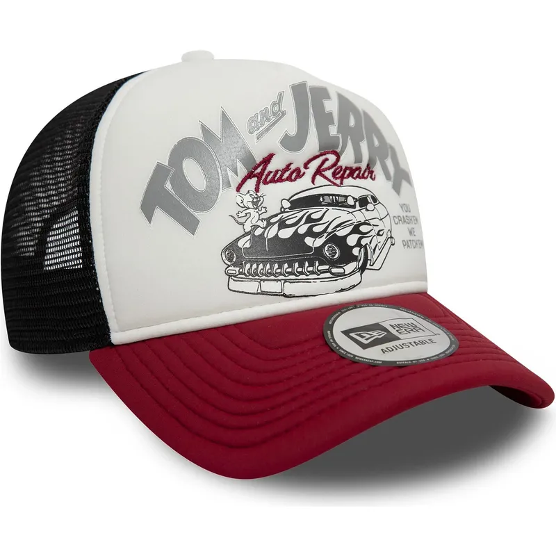 mehrfarbige-trucker-kappe-9forty-a-frame-tom-und-jerry-looney-tunes-von-new-era