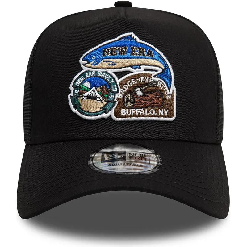 schwarze-trucker-kappe-9forty-a-frame-outdoor-patch-von-new-era