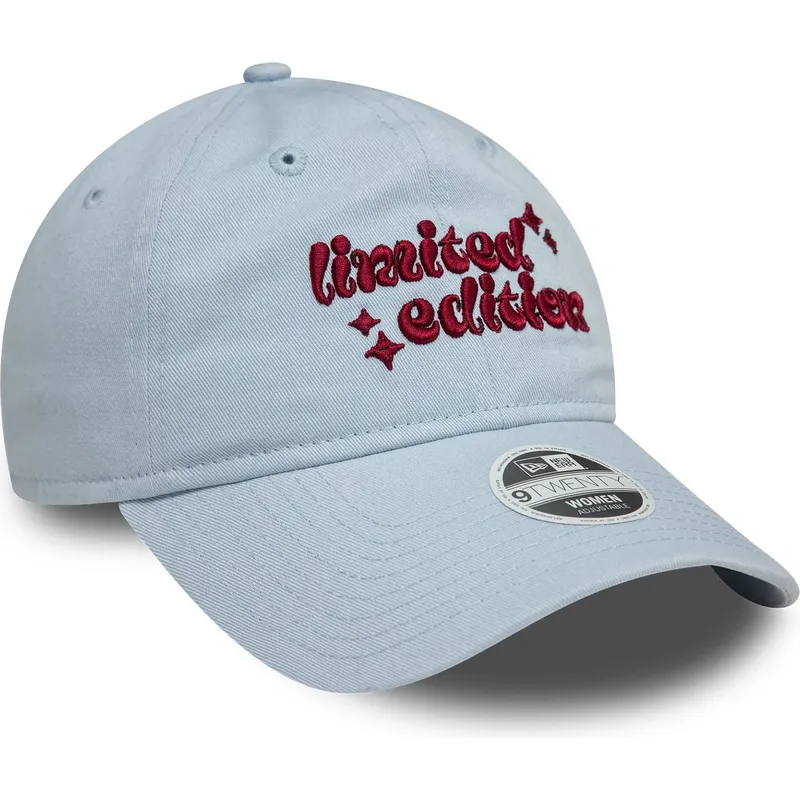 hellblaue-verstellbare-curved-cap-fur-damen-9twenty-von-limited-edition-von-new-era