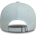 hellblaue-gebogene-verstellbare-damenkappe-mit-rosa-logo-9forty-denim-icon-heart-der-new-york-yankees-mlb-von-new-era
