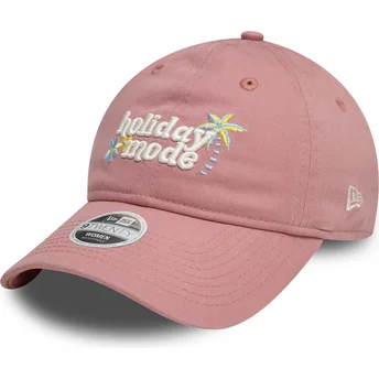 Mützen gebogen rosa verstellbares band 9TWENTY der Holiday Mode von New Era