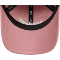 rosa-verstellbare-curved-cap-fur-damen-9twenty-holiday-mode-von-new-era