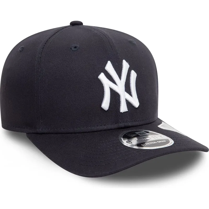marineblaue-gebogene-snapback-kappe-9seventy-stretch-snap-der-new-york-yankees-mlb-von-new-era marineblaue-gebogene-snapback-kappe-9seventy-stretch-snap-der-new-york-yankees-mlb-von-new-era
