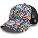 casquette-trucker-multicolore-9forty-a-frame-grafiti-all-over-print-ac-milan-serie-a-new-era