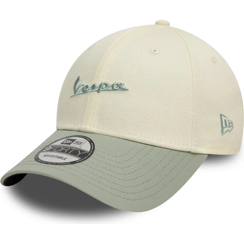 hellgrune-verstellbare-curved-cap-9forty-contrast-side-von-vespa-piaggio-von-new-era hellgrune-verstellbare-curved-cap-9forty-contrast-side-von-vespa-piaggio-von-new-era