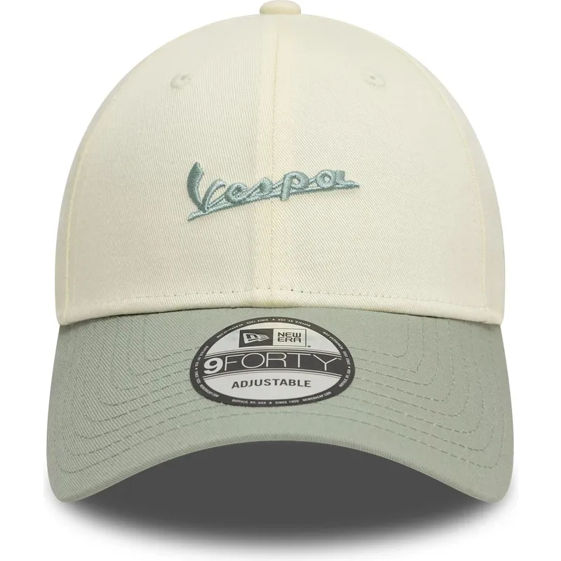 hellgrune-verstellbare-curved-cap-9forty-contrast-side-von-vespa-piaggio-von-new-era hellgrune-verstellbare-curved-cap-9forty-contrast-side-von-vespa-piaggio-von-new-era