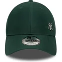 casquette-courbee-verte-ajustable-9forty-flawless-new-york-yankees-mlb-new-era