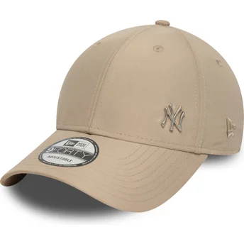 Casquette courbée marron claire ajustable 9FORTY Flawless New York Yankees MLB New Era