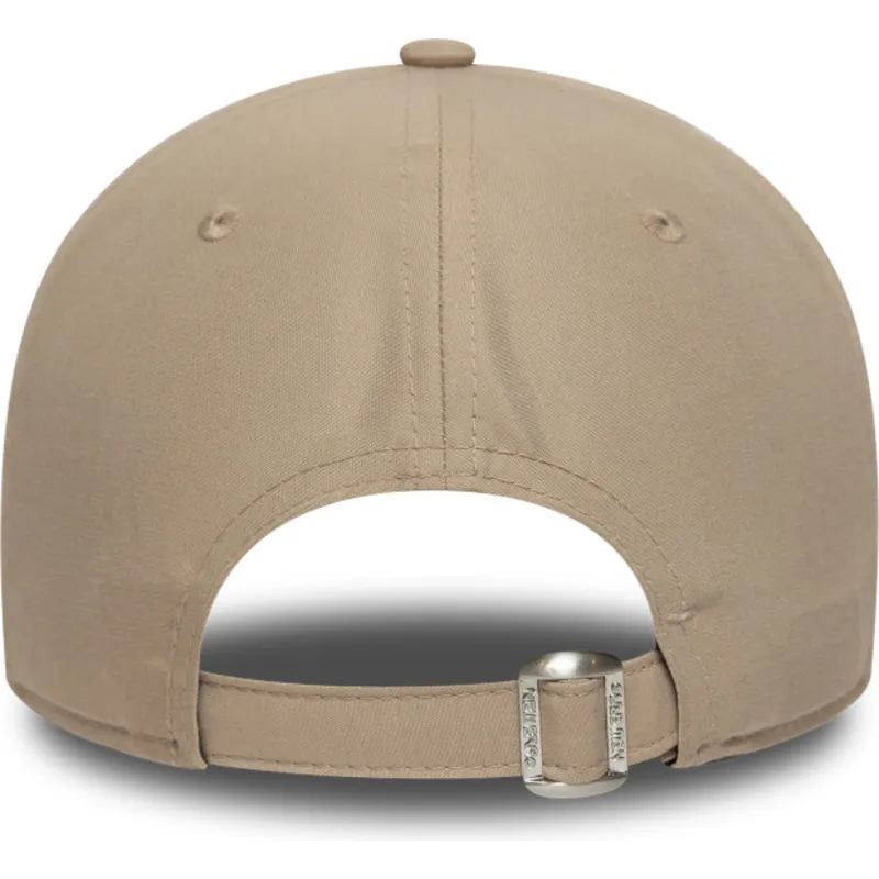 braune-verstellbare-curved-cap-9forty-flawless-der-new-york-yankees-mlb-von-new-era