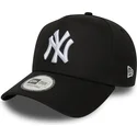 casquette-courbee-noire-snapback-e-frame-league-essential-new-york-yankees-mlb-new-era