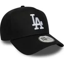 casquette-courbee-noire-snapback-e-frame-league-essential-los-angeles-dodgers-mlb-new-era