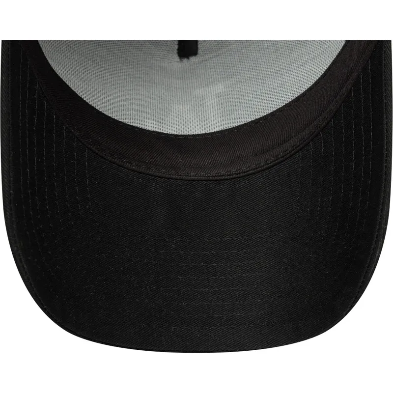 schwarze-gebogene-snapback-kappe-e-frame-league-essential-der-los-angeles-dodgers-mlb-von-new-era