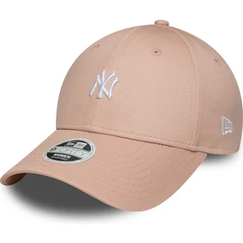 Mützen gebogen rosa verstellbares band 9FORTY Mini der New York Yankees MLB von New Era