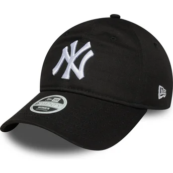 Mützen gebogen schwarz verstellbares band 9TWENTY League Essential der New York Yankees MLB von New Era