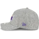 graue-gebogene-snapback-kappe-9forty-m-crown-a-frame-cotton-weave-der-los-angeles-lakers-nba-von-new-era