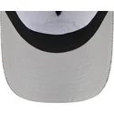 graue-gebogene-snapback-kappe-9forty-m-crown-a-frame-cotton-weave-der-los-angeles-lakers-nba-von-new-era