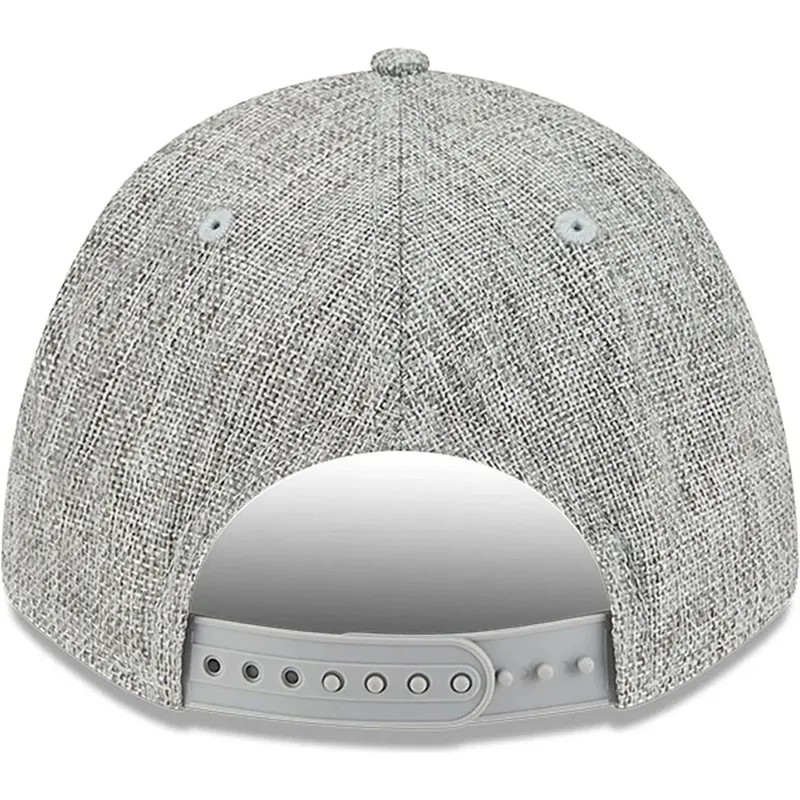 graue-gebogene-snapback-kappe-9forty-m-crown-a-frame-cotton-weave-der-chicago-white-sox-mlb-von-new-era