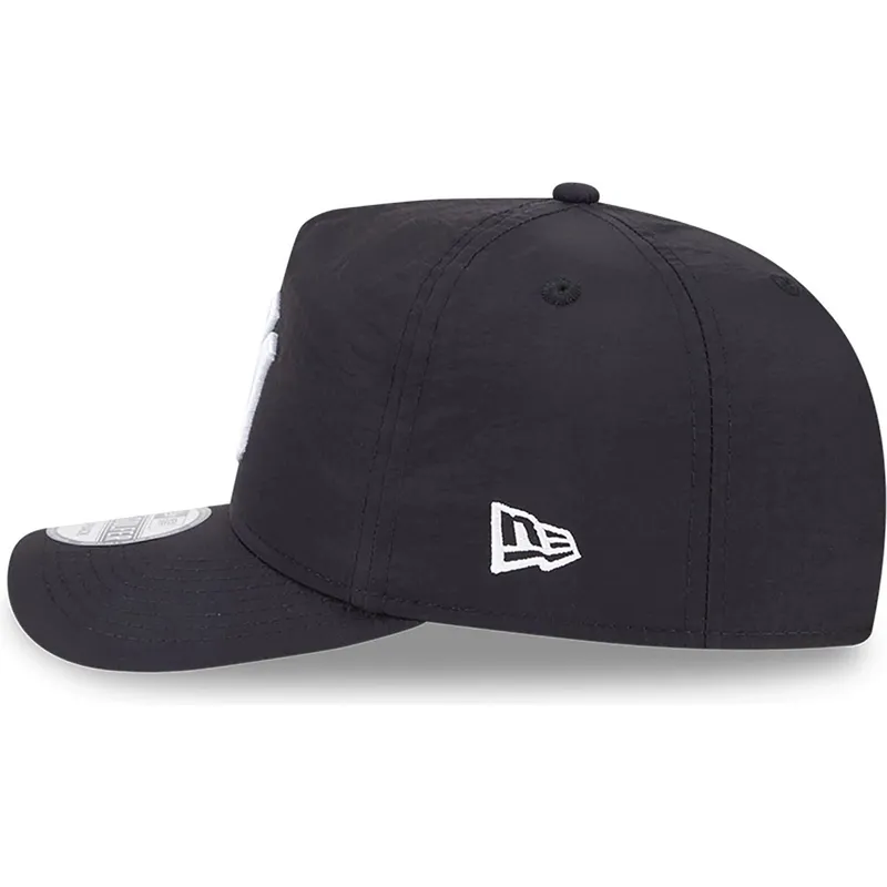 schwarze-verstellbare-gebogene-kappe-golfer-everyday-nylon-von-new-york-yankees-mlb-von-new-era schwarze-verstellbare-gebogene-kappe-golfer-everyday-nylon-von-new-york-yankees-mlb-von-new-era