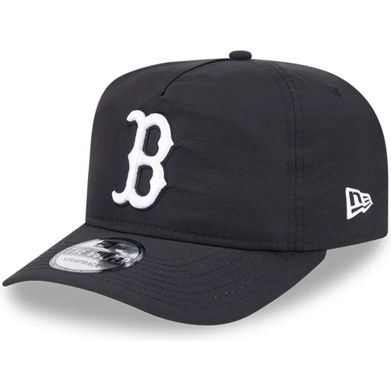schwarze-verstellbare-curved-cap-golfer-everyday-nylon-der-boston-red-sox-mlb-von-new-era schwarze-verstellbare-curved-cap-golfer-everyday-nylon-der-boston-red-sox-mlb-von-new-era