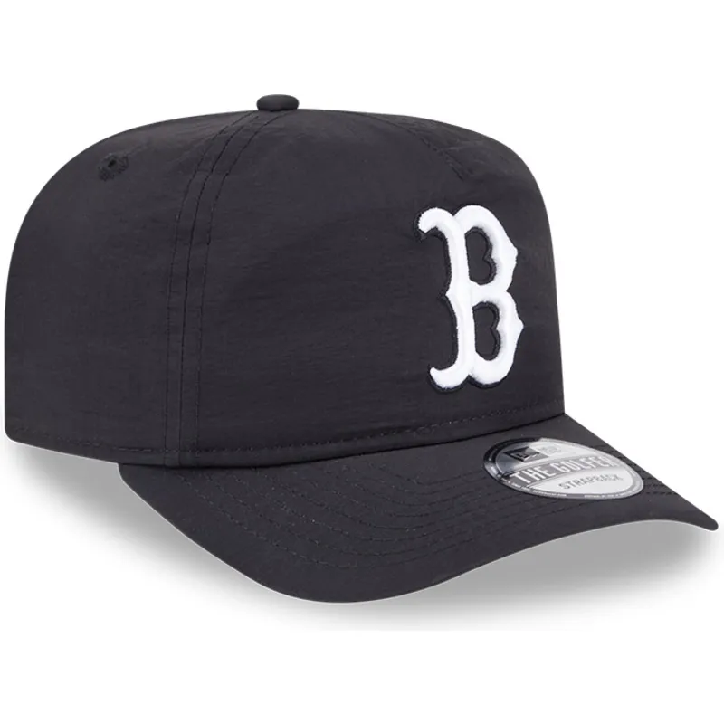 schwarze-verstellbare-curved-cap-golfer-everyday-nylon-der-boston-red-sox-mlb-von-new-era schwarze-verstellbare-curved-cap-golfer-everyday-nylon-der-boston-red-sox-mlb-von-new-era