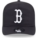 schwarze-verstellbare-curved-cap-golfer-everyday-nylon-der-boston-red-sox-mlb-von-new-era