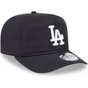 casquette-courbee-noire-ajustable-golfer-everyday-nylon-los-angeles-dodgers-mlb-new-era