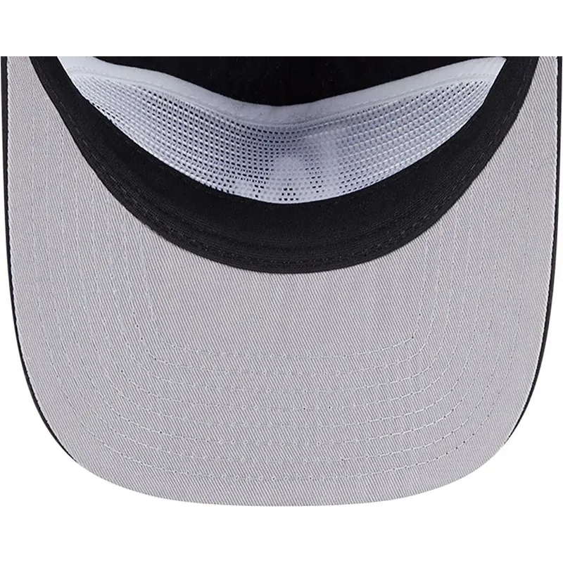 schwarze-verstellbare-curved-cap-golfer-everyday-nylon-der-los-angeles-dodgers-mlb-von-new-era