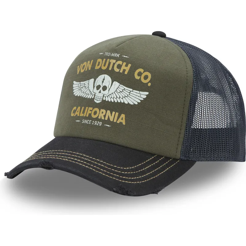 grune-blaue-und-schwarze-trucker-kappe-crew24-von-von-dutch