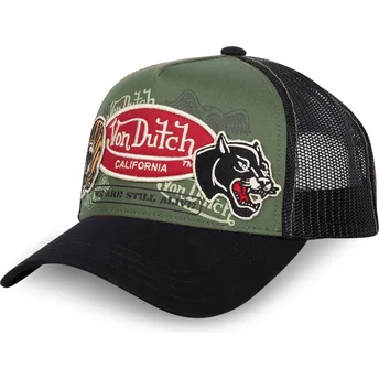 Mützen gebogen grün snapback PATCHES05 von Von Dutch