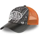 schwarze-und-orangefarbene-trucker-kappe-subl01-von-von-dutch