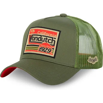 Mützen gebogen grün snapback SURF07 von Von Dutch