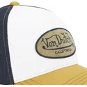 casquette-trucker-blanche-noire-et-jaune-terry04-von-dutch