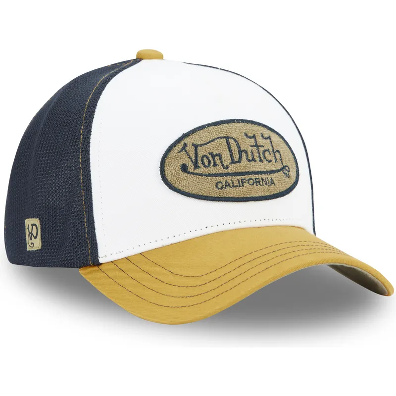 trucker-cap-weiss-schwarz-und-gelb-terry04-von-von-dutch trucker-cap-weiss-schwarz-und-gelb-terry04-von-von-dutch