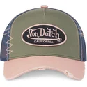 trucker-cap-grun-blau-und-rosa-used-03-von-von-dutch