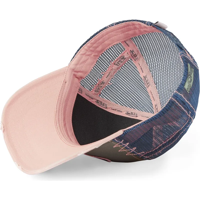 trucker-cap-grun-blau-und-rosa-used-03-von-von-dutch