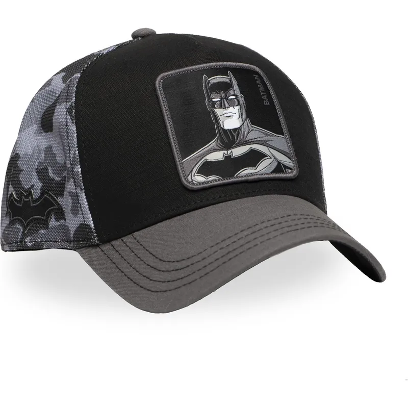 schwarze-trucker-kappe-batman-dc8-tea-dc-comics-von-capslab schwarze-trucker-kappe-batman-dc8-tea-dc-comics-von-capslab