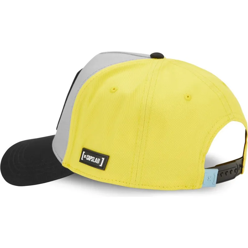 graue-gelbe-und-schwarze-gebogene-snapback-kappe-bugs-bunny-loo11-bep1-looney-tunes-von-capslab