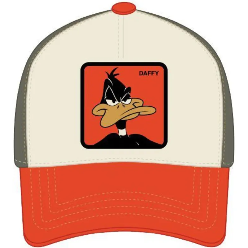 beige-und-orange-gebogene-snapback-kappe-daffy-duck-loo11-daf-looney-tunes-von-capslab beige-und-orange-gebogene-snapback-kappe-daffy-duck-loo11-daf-looney-tunes-von-capslab