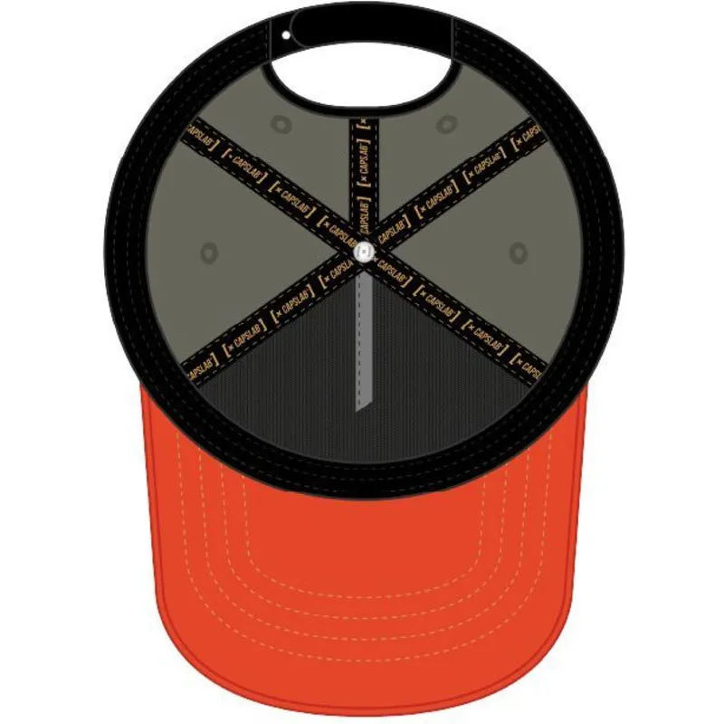 beige-und-orange-gebogene-snapback-kappe-daffy-duck-loo11-daf-looney-tunes-von-capslab beige-und-orange-gebogene-snapback-kappe-daffy-duck-loo11-daf-looney-tunes-von-capslab