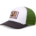 weisse-grune-und-schwarze-gebogene-snapback-kappe-fur-kinder-waffle-food-von-djinns