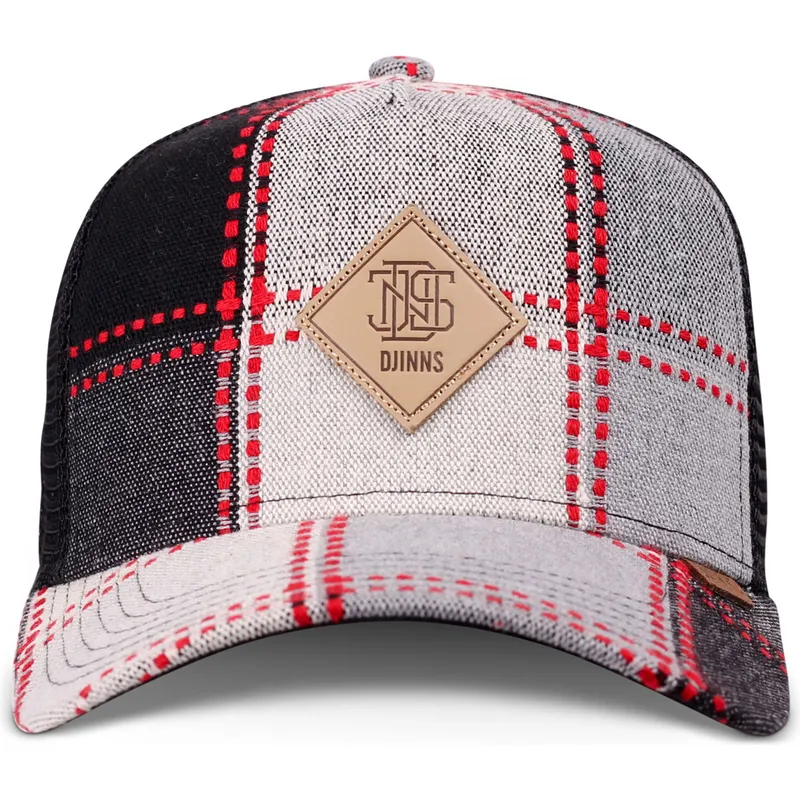 graue-hft-embocheck-trucker-cap-von-djinns graue-hft-embocheck-trucker-cap-von-djinns